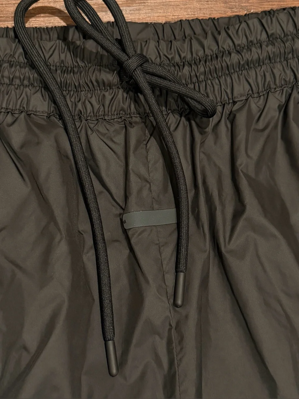 Adidas x FEAR OF GOD Mens Track Pants Drawstring Black Cream Size L IS8727